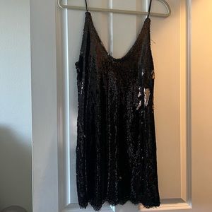 Nordstrom Black Sequin Dress